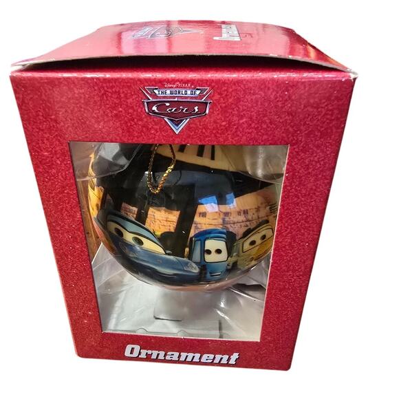 Vintage Holiday Disney / Pixar‎ Cars Shatterproof Ball Christmas Tree Ornament - Picture 6 of 8